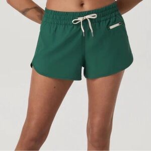Vuori Forest Green Athletic Shorts